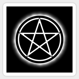 Pentagram Eclipse Sticker